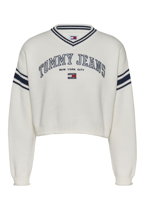 Шпиц пуловер с бродирано лого Tommy Jeans