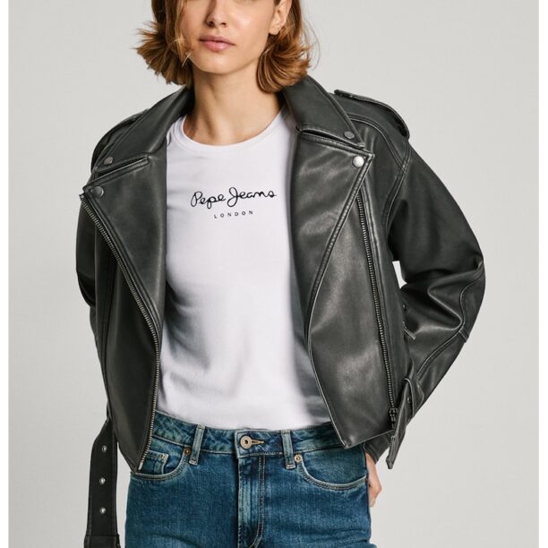 Яке от еко кожа Pepe Jeans London