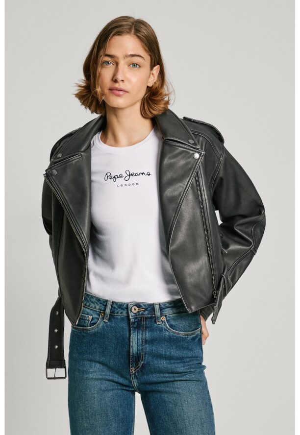 Яке от еко кожа Pepe Jeans London