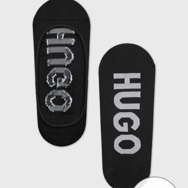 2PACK терлици HUGO Invisible Black