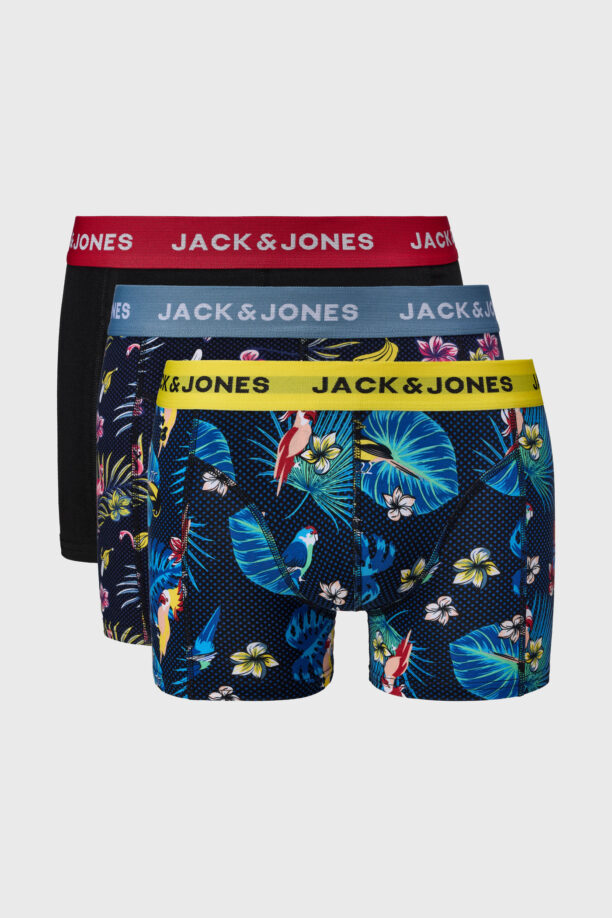 3PACK боксерки JACK AND JONES Flower bird