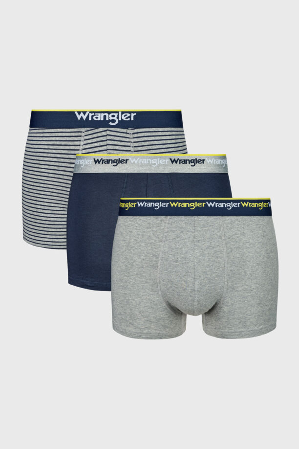 3PACK памучни боксерки Wrangler Sand