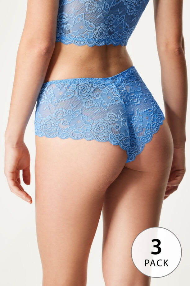 3PACK френски бикини ONLY Chloe Lace