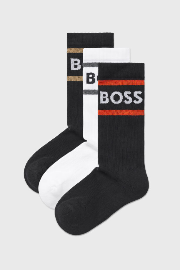 3PACK чорапи BOSS Rib Stripe