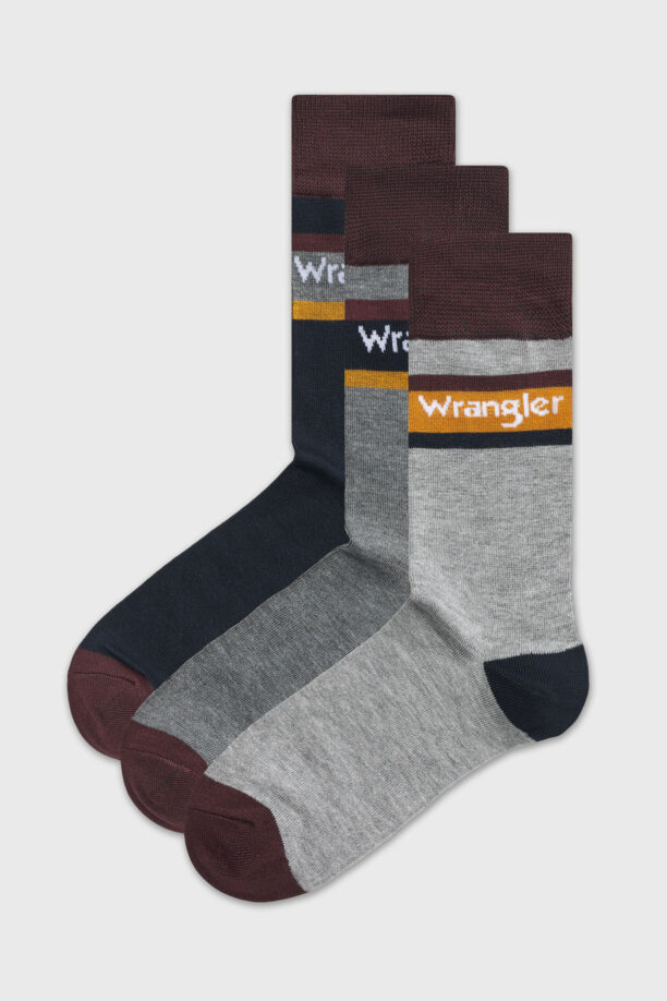 3PACK чорапи Wrangler Bayne по-дълги