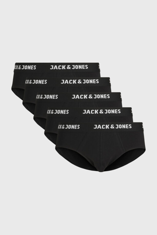 5 PACK слипове JACK AND JONES Solid