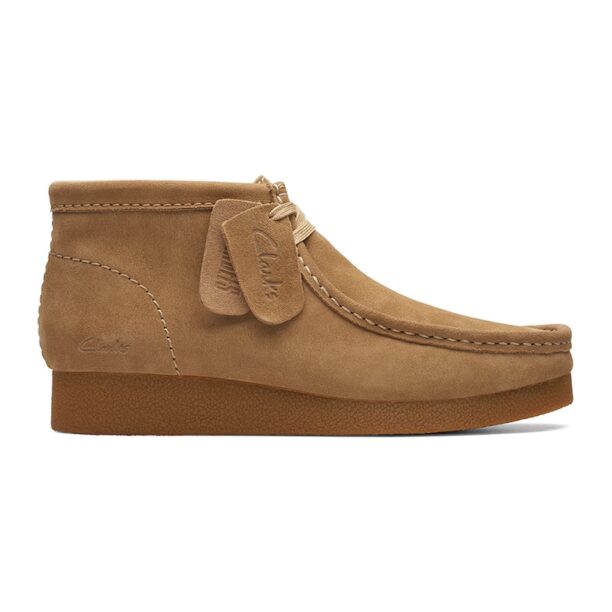 Велурени боти Wallabees с връзки Clarks