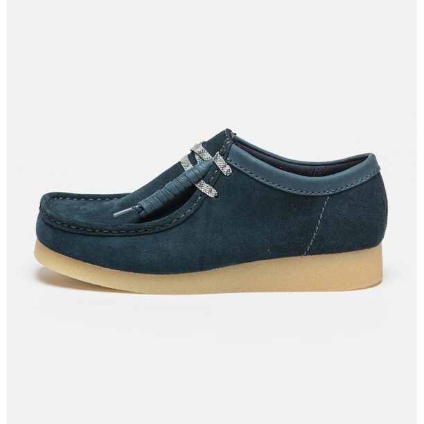 Велурени мокасини Wallabeeevo Clarks