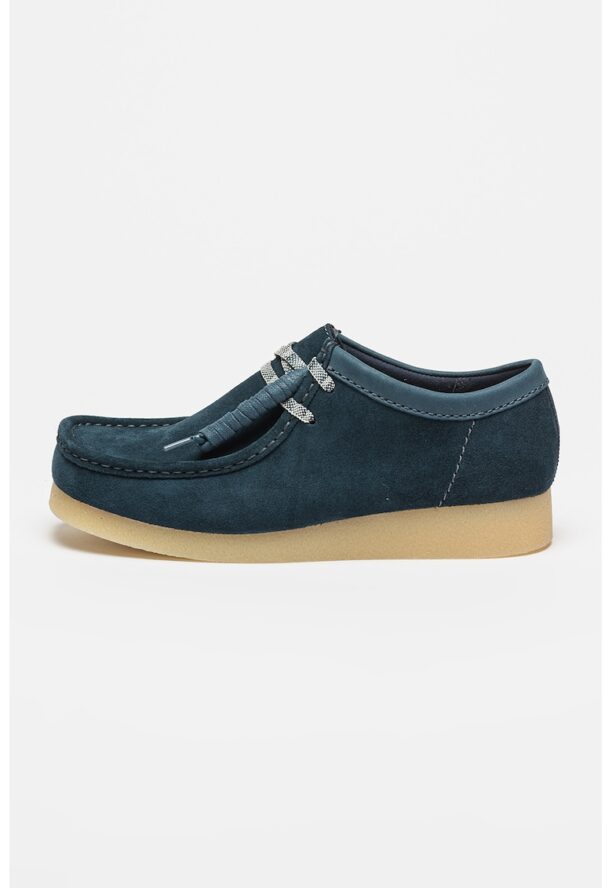 Велурени мокасини Wallabeeevo Clarks