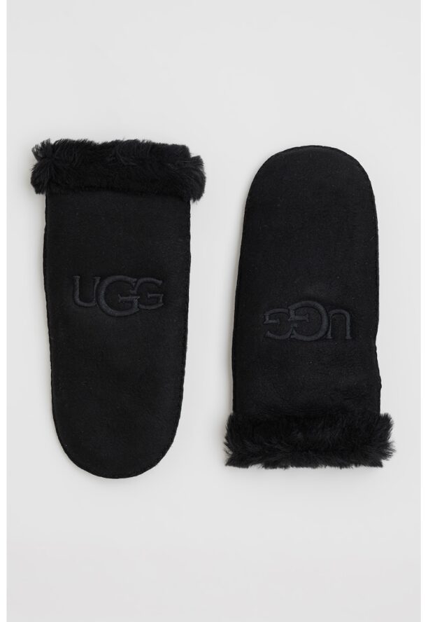 Велурени ръкавици с бродирано лого UGG