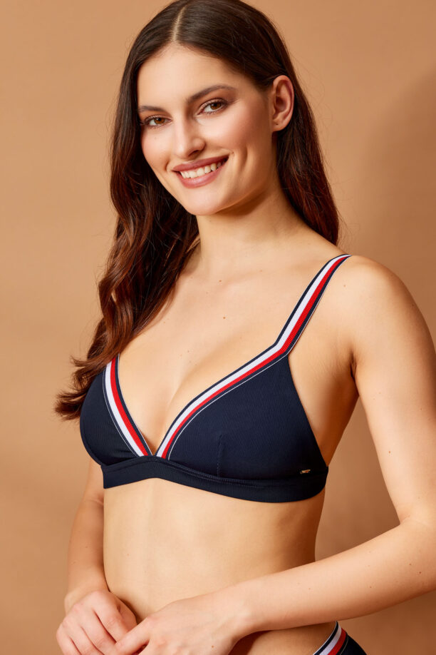 Горнище на бански костюм Tommy Hilfiger Stripe