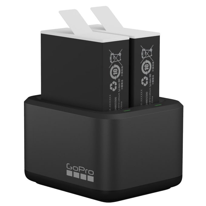 Зарядно устройство GoPro Dual Battery Charger + Enduro (ADDBD-211) в комплект с 2бр. батерии GoPro Enduro 1720mAh