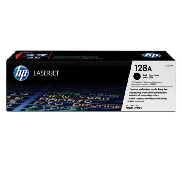 КАСЕТА ЗА HP COLOR LASER JET CM1415/CP1525/HP128A Print Cartridge - Black - P№ CE320A - заб.: 2000k цена