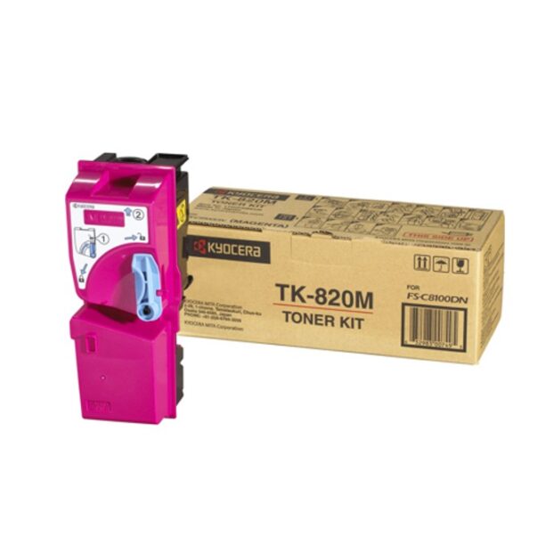 КАСЕТА ЗА KYOCERA MITA FS C8100 - Magenta - TK820M - заб.: 7000k цена