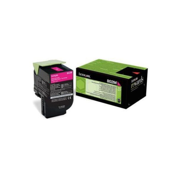 КАСЕТА ЗА LEXMARK CX310/CX410/CX510 - Magenta - Return program cartridge - P№ 80C20M0 - / 802M / - Заб.: 1000k цена