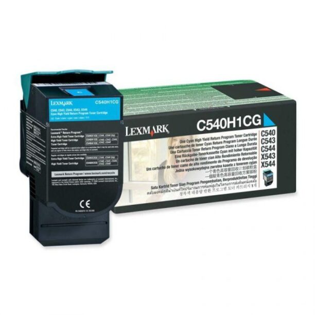 КАСЕТА ЗА LEXMARK OPTRA C 540 series/X540 series - Cyan - Return program cartridge High Yield - P№ C540H1CG - заб.: 2000k цена