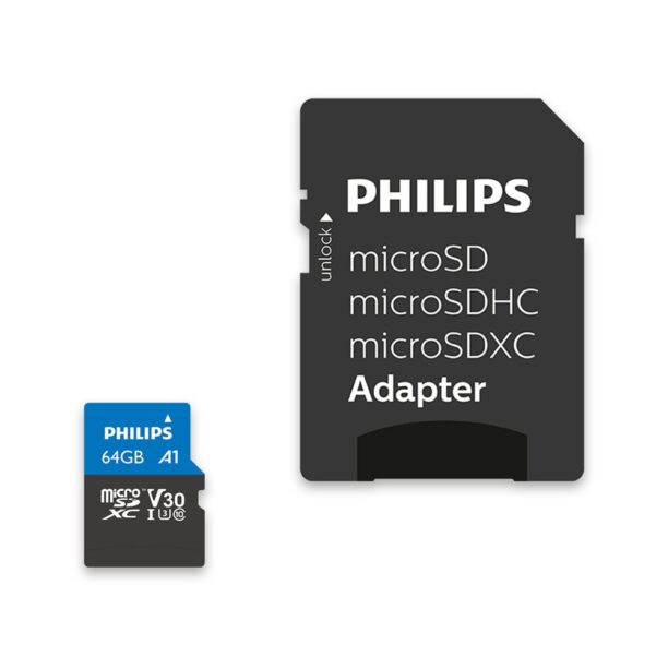 Карта памет 64GB microSDXC с адаптер