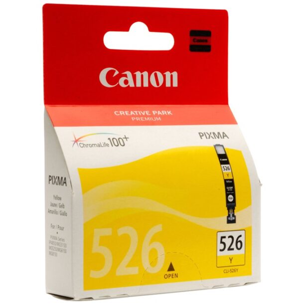 Касета CANON PIXMA iP 4850/MG5150/5250/6150/8150 - Yellow ink tank - P№ 4543B001 /CLI-526Y - заб.: 9ml. цена