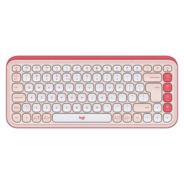 Клавиатура Logitech POP Icon Keys Rose & Off White (920-013073)