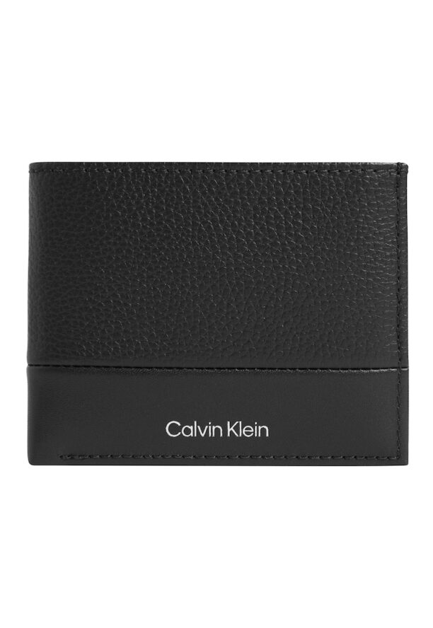 Кожен портфейл с релеф CALVIN KLEIN