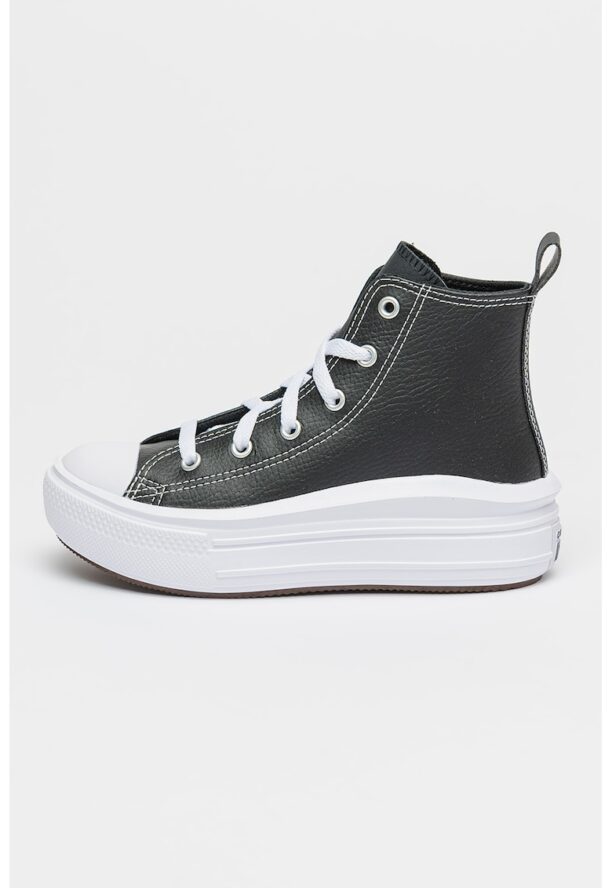 Кожени спортни обувки Chuck Taylor All Star Move с платформа Converse