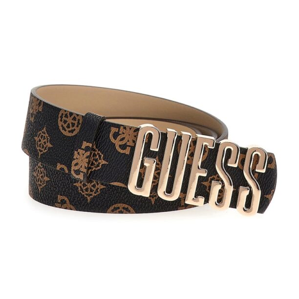 Колан Evelune от еко кожа с лого GUESS