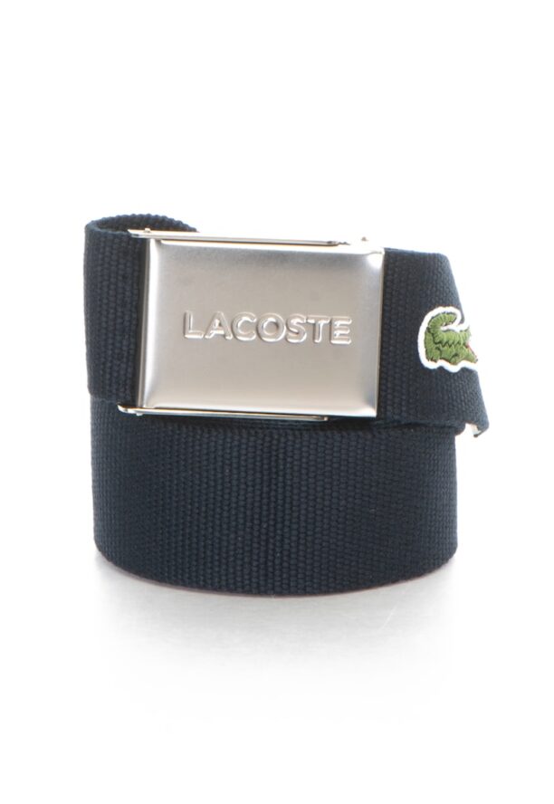 Колан с плетен дизайн и лого Lacoste