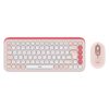 Комплект клавиатура и мишка Logitech POP Icon Combo Rose & Off White (920-013142)