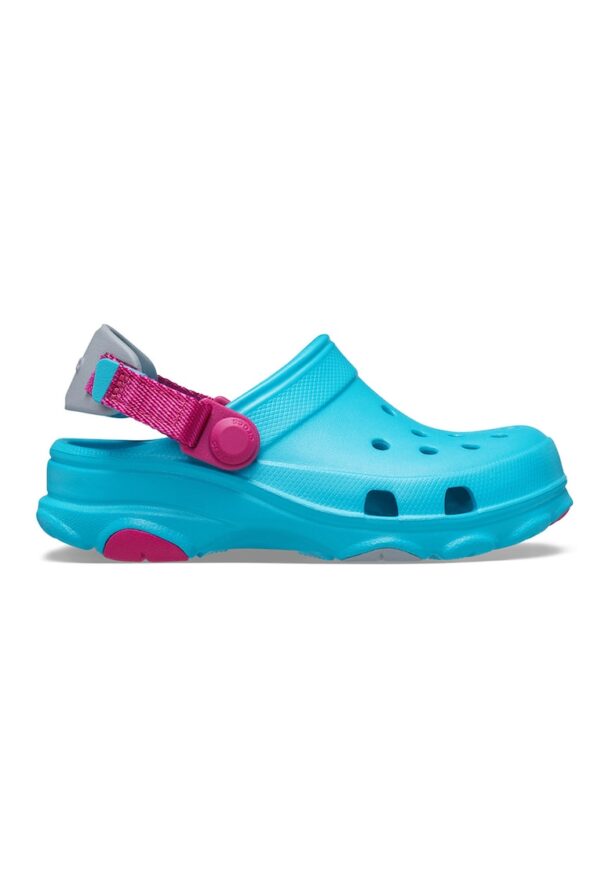 Крокс с отворена пета и контрастна каишка Crocs