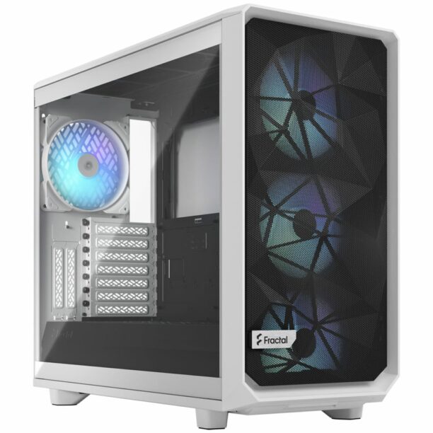 Кутия Fractal Design Meshify 2 RGB White TG Clear tint