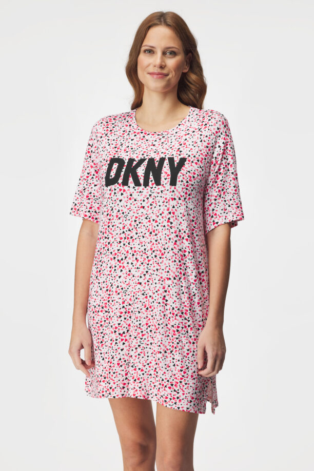 Нощница DKNY Hearts къса