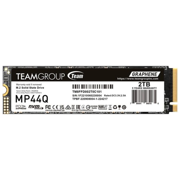 Памет SSD 2TB TeamGroup MP44Q