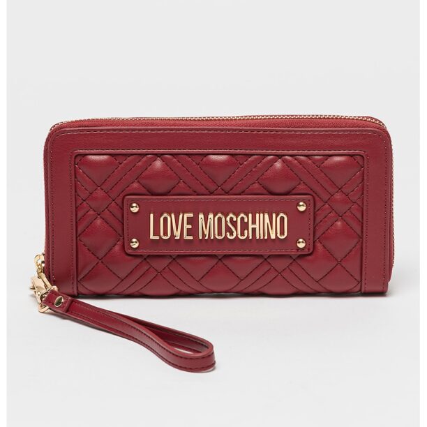 Портмоне от еко кожа с каишка за китката Love Moschino