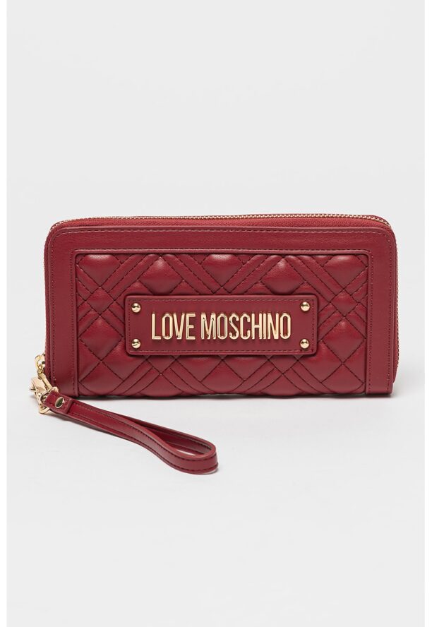 Портмоне от еко кожа с каишка за китката Love Moschino