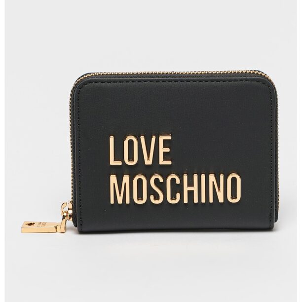 Портмоне от еко кожа с метално лого Love Moschino