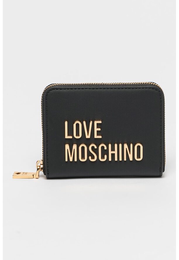 Портмоне от еко кожа с метално лого Love Moschino