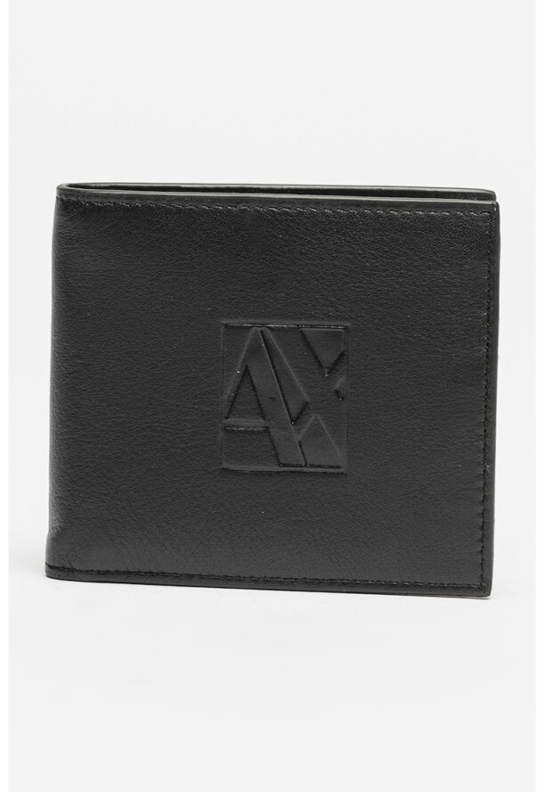 Портфейл с двойно прегъване и лого ARMANI EXCHANGE