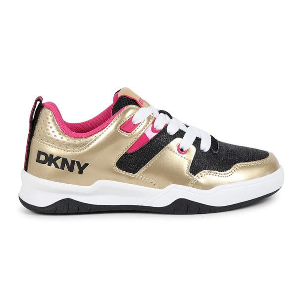 Скосени спортни обувки с връзки DKNY