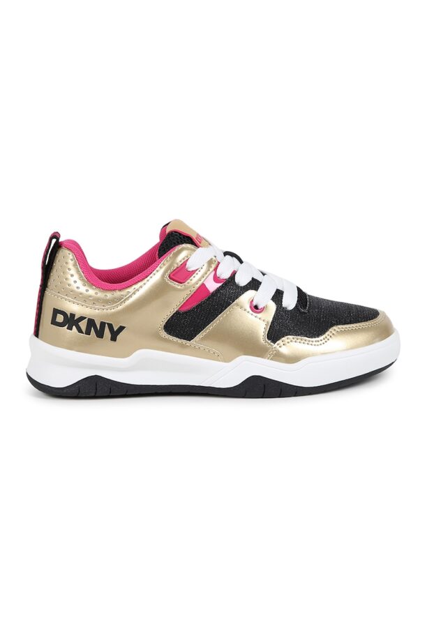 Скосени спортни обувки с връзки DKNY