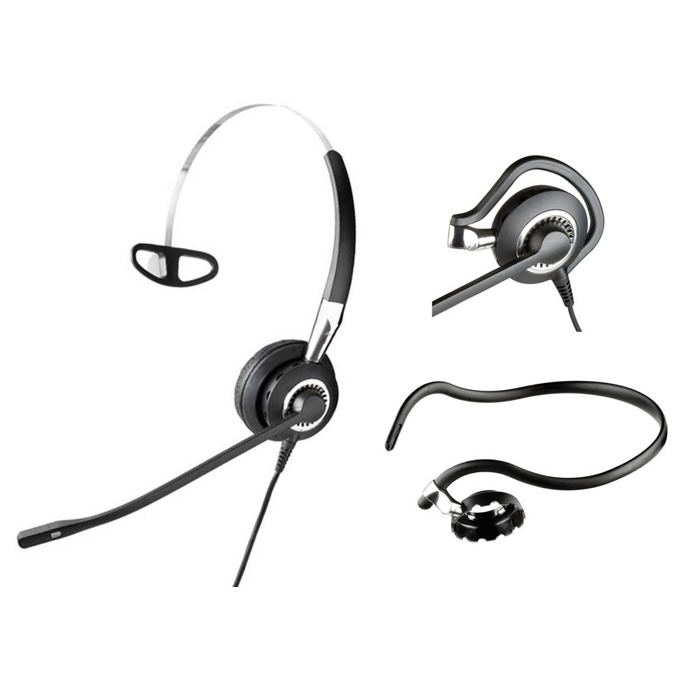 Слушалки Jabra BIZ 2400 II IP QD Mono 3in1 NC 2486-820-209