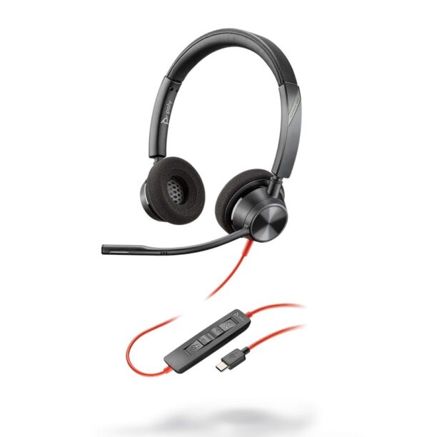 Слушалки Plantronics Blackwire 3320 MS (214013-01)