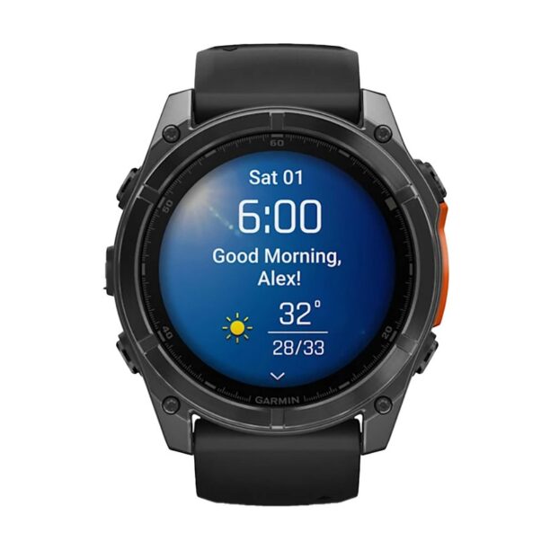 Оригинален Мъжки Смарт часовник Garmin Fenix 8 Amoled 51 мм Slate Gray/Black Garmin 010-02905-00