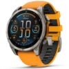 Смарт часовник Garmin fenix 8 47mm (Spark Orange/Graphite)