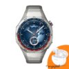 Оригинален Мъжки Смарт часовник Huawei Watch GT5 Pro Vili-B29M + Подарък Слушалки Huawei FreeBuds 5i Ceramic White