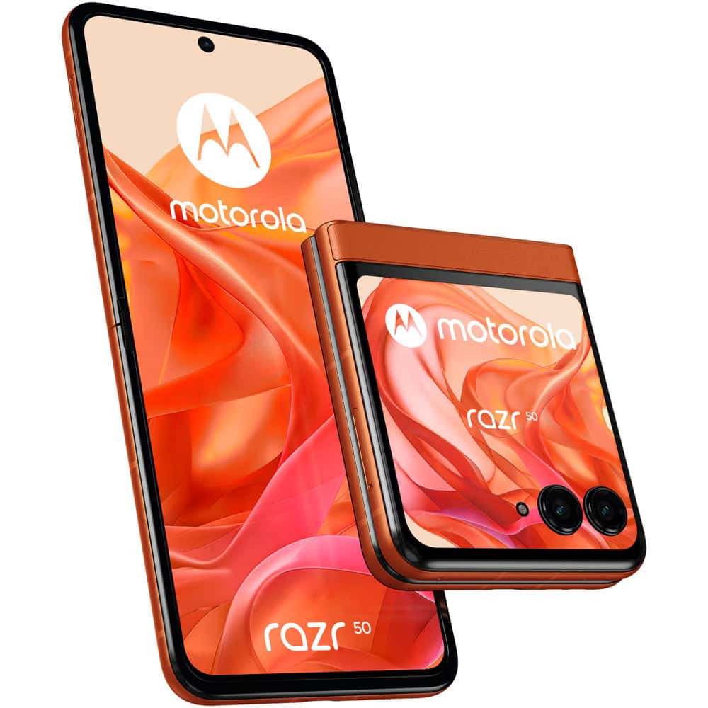 Смартфон Motorola Razr 50 (оранжев)