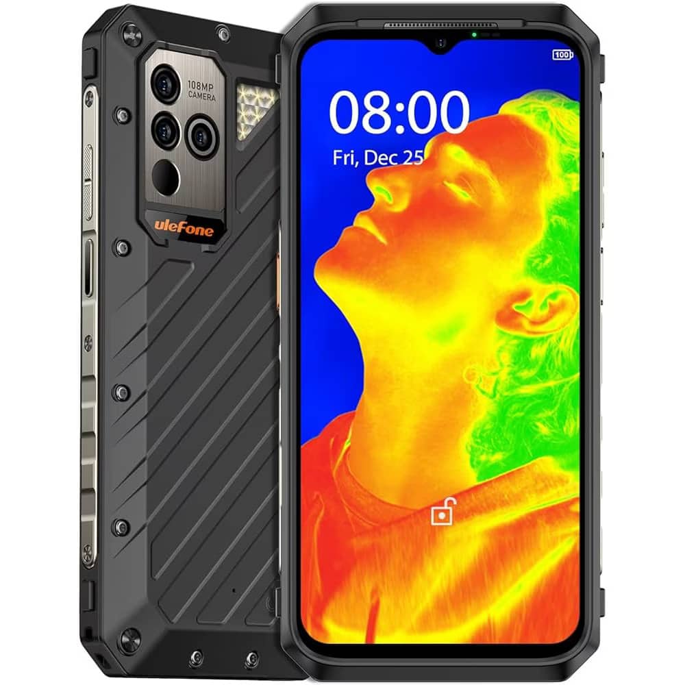 Смартфон Ulefone Power Armor 18T Ultra 5G (черен)(Разопакован продукт) 6.58" (16.71 cm) 120Hz LCD дисплей