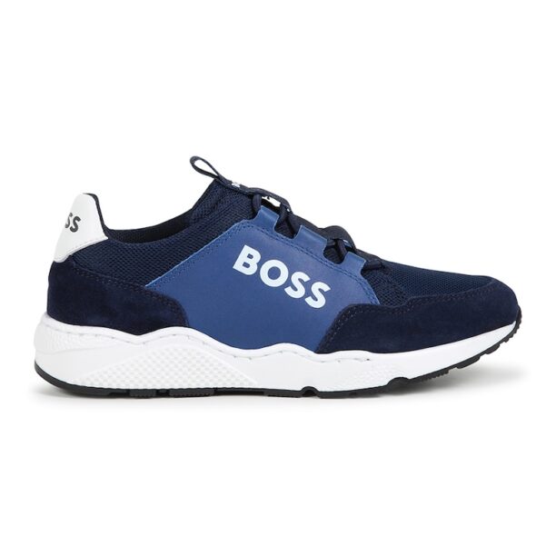 Спортни обувки с велур BOSS Kidswear