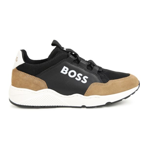 Спортни обувки с велур BOSS Kidswear