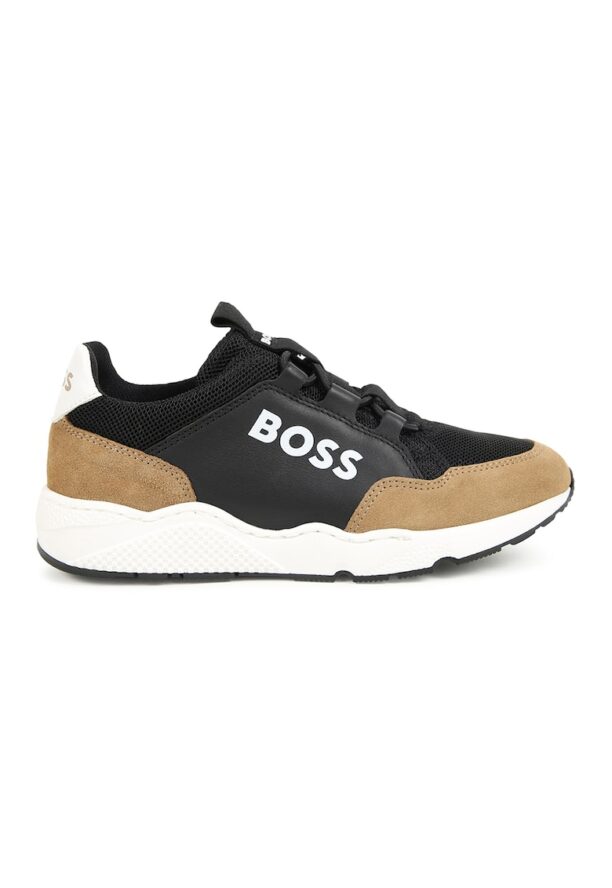 Спортни обувки с велур BOSS Kidswear