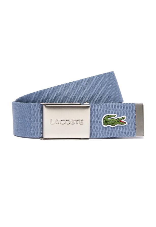 Текстилен колан с метална тока Lacoste